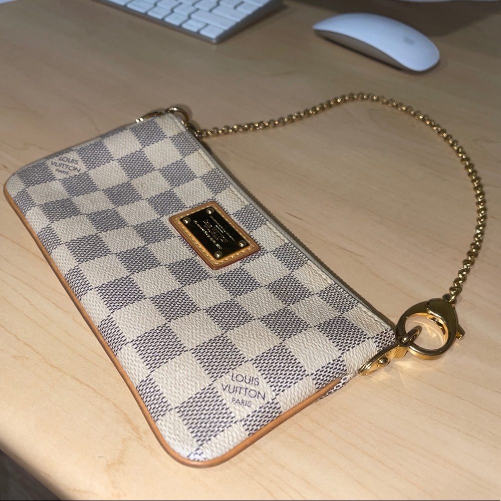 LOUIS VUITTON DAMIER AZUR POCHETTE MILLA MM